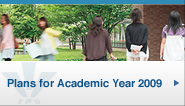 Plans for Academic Year 2009