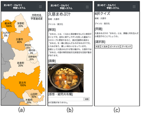 図3　スタディツーリズム支援システムの画面例