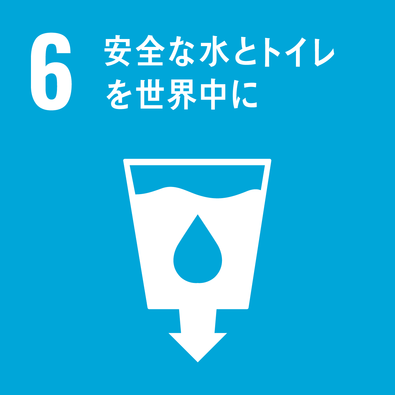 6:安全な水とトイレを世界中に