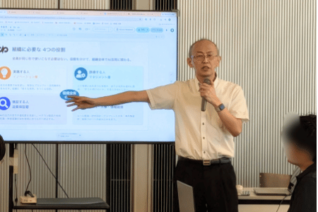 講師による生成AI活用に関する講義の様子