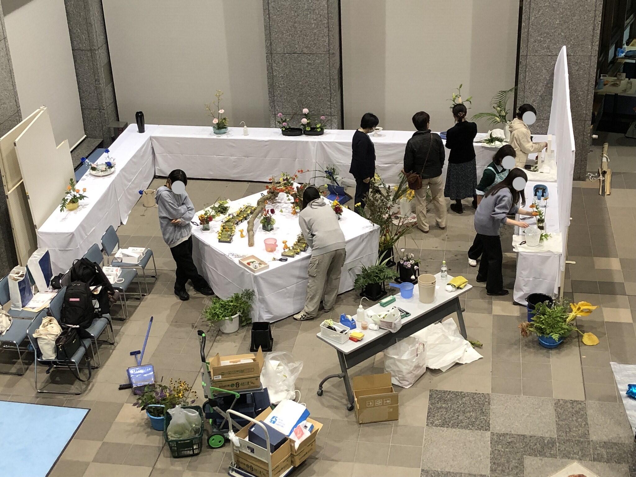 大学祭展示の様子