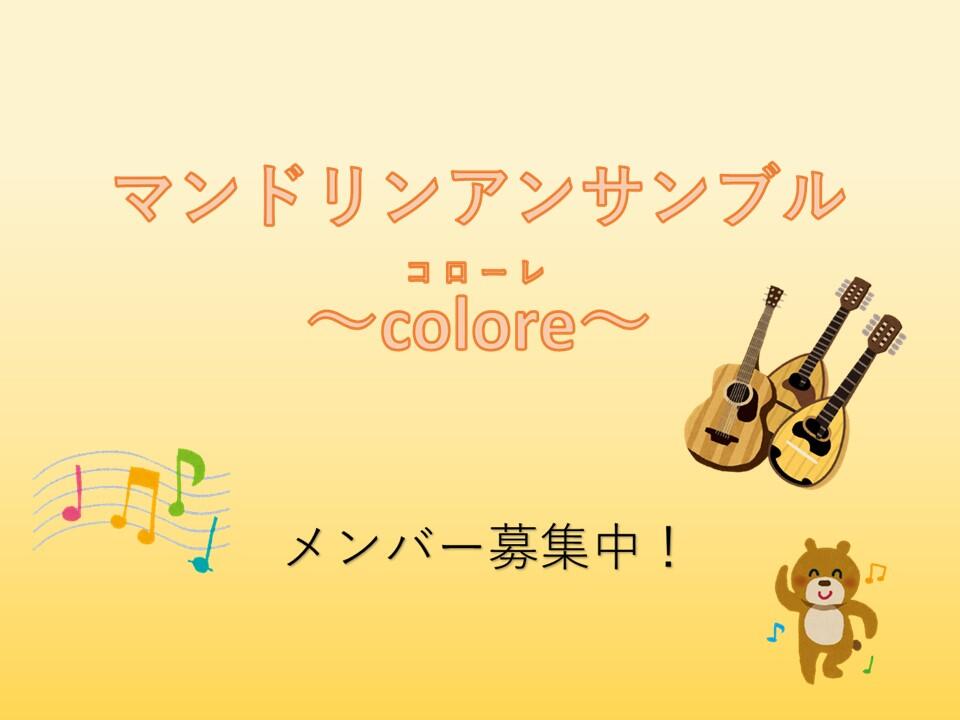 マンドリンアンサンブル メンバー募集バナー