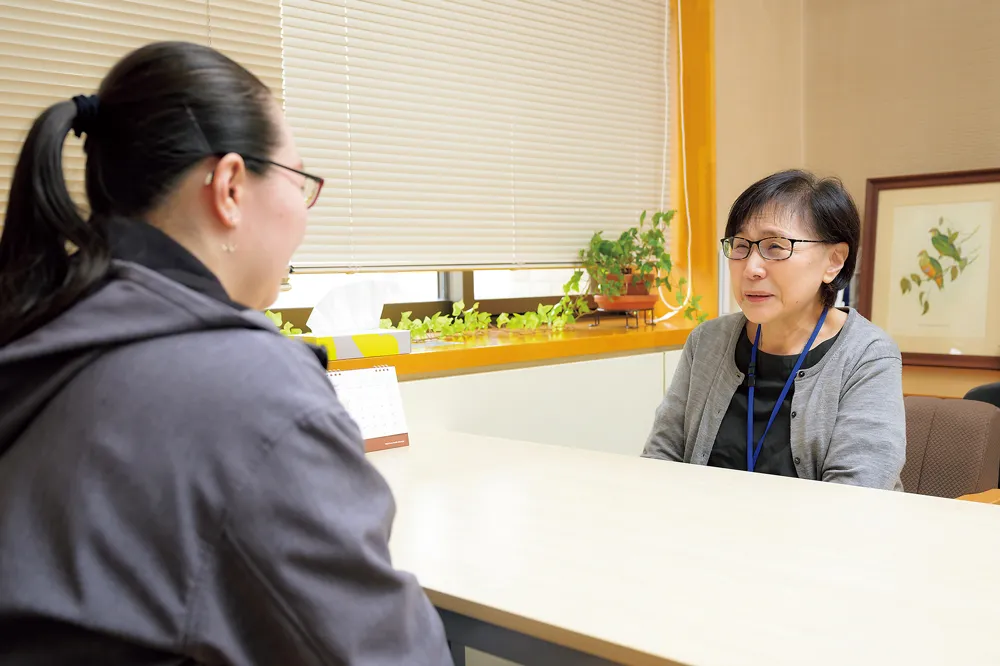 相談している様子