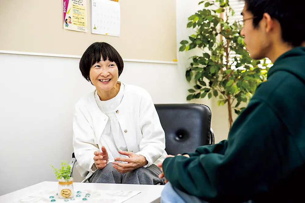 相談している様子