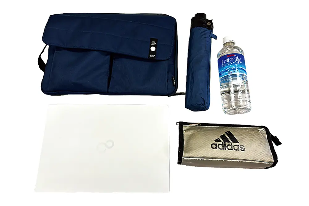 シンプルなバッグの中身