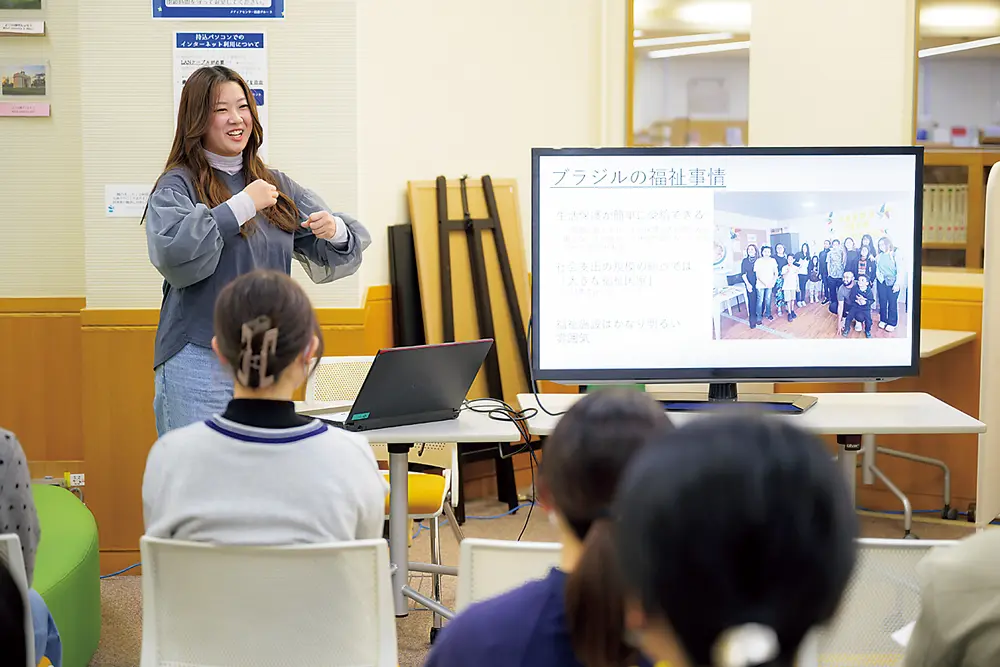 ブラジルの講座の様子